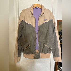 Nike vintage plaid jacket